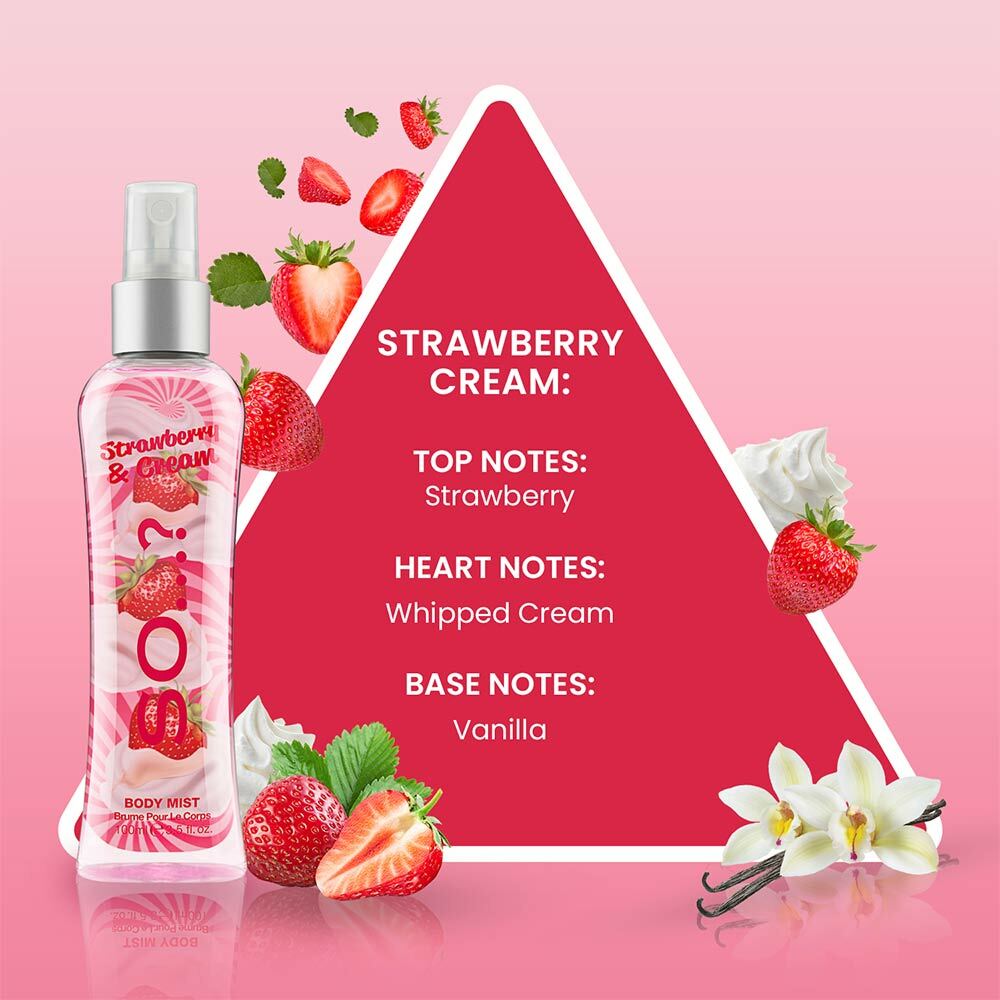 So Unique - Strawberry Cream BodyMist