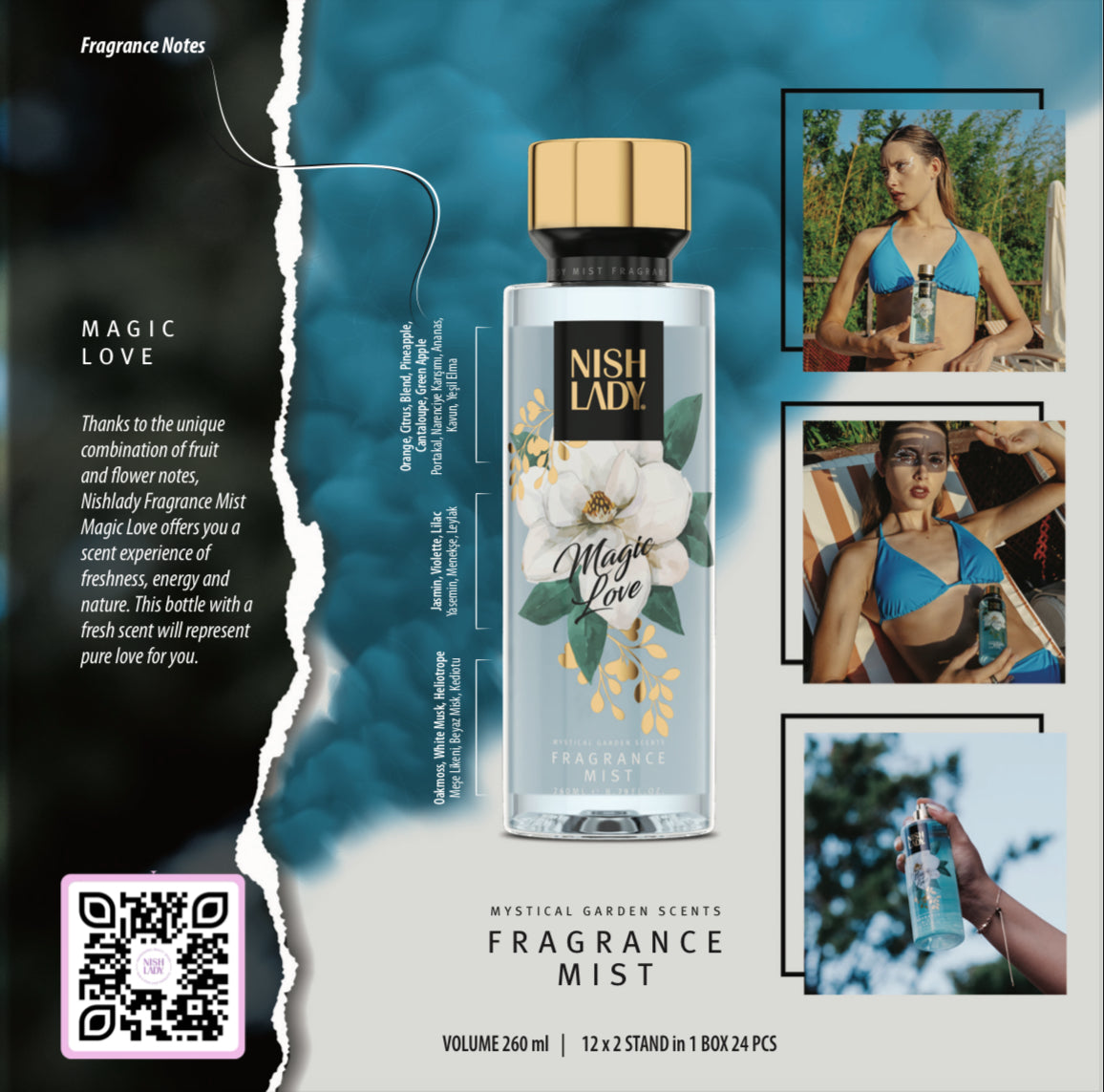 Nishlady - Body Mist Magic Love