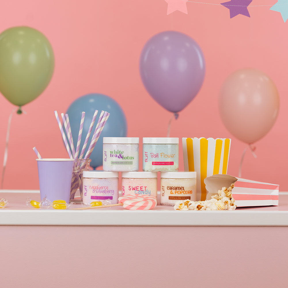 Fluff - Gommage corporel aux bonbons sucrés