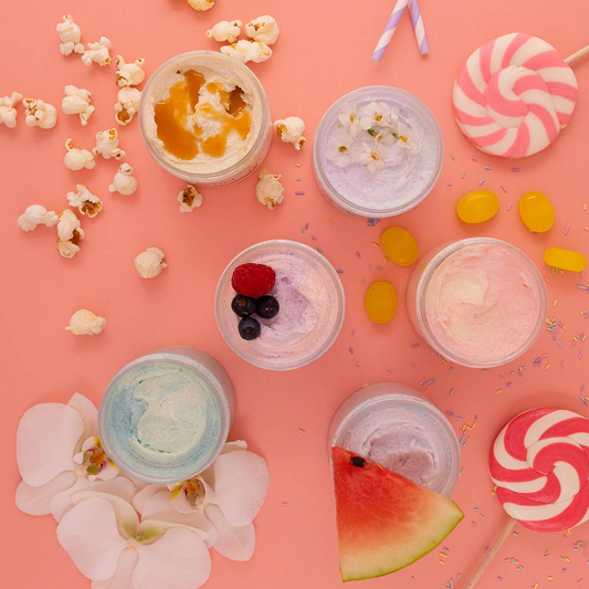 Fluff - Gommage corporel aux bonbons sucrés