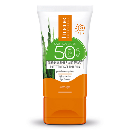 Lirene - Aloe Vera Protective Face Cream SPF50